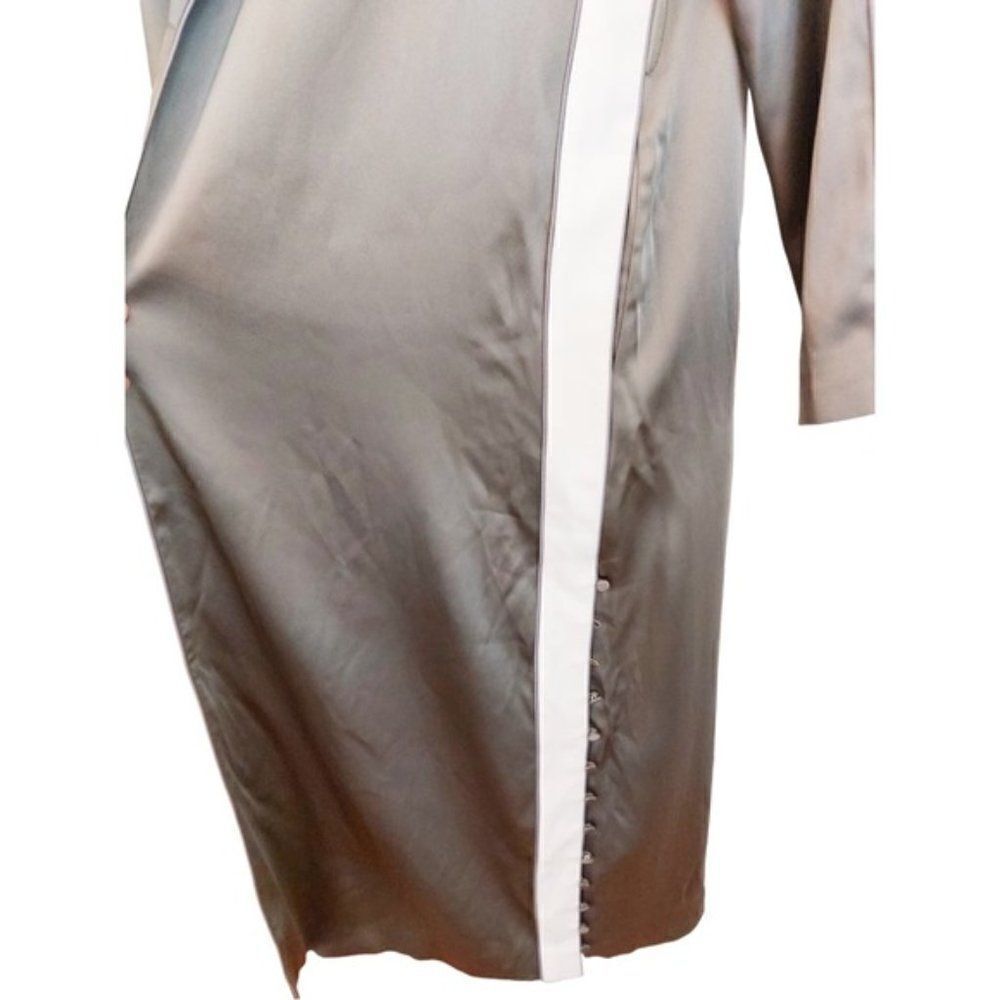 JONATHAN SIMKHAI Varsity Duster Robe - Picture 4 of 9